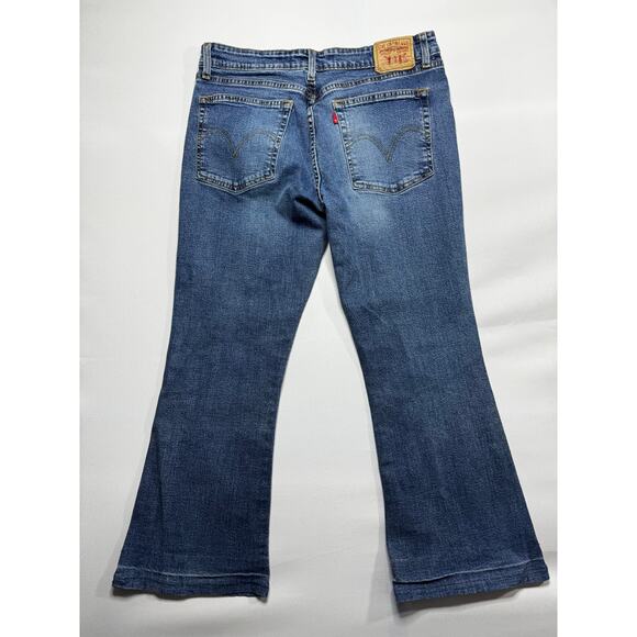 Levi's 519 Women's Low Rise Flare Leg Blue Denim Jeans - Sz 11M (32x25.5) *READ* - Picture 2 of 5